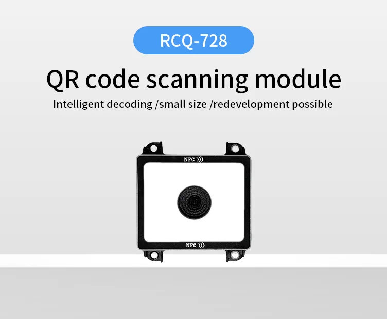 Multi-Functional Compact Wireless 2D QR NFC Barcode Scanner Reader