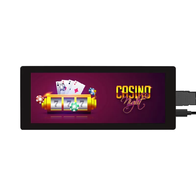 6.86-inch Bar Type LCD Touch Screen Display for Slot Machine