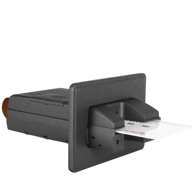 IC&RFID Magnetic Manual Insert Card Reader For Kiosk